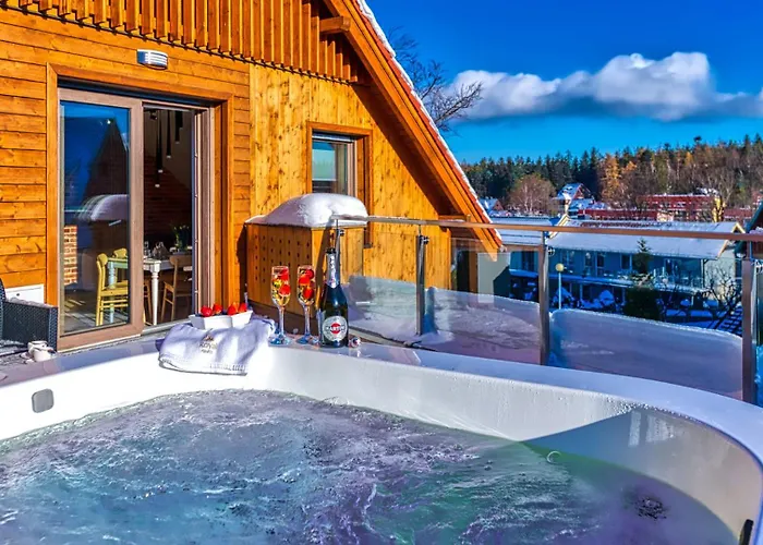 Royal Prestige Collection Z Prywatnym Jacuzzi - Stone Hill Z Basenem I Saunami * Szklarska Poreba